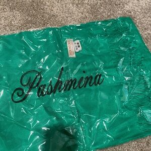 green pashmina